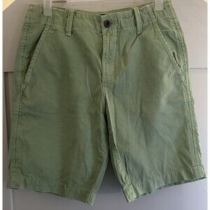 Gap Vintage Corduroy Bermuda Knee Length Shorts Ashbury Green Size 28
